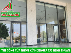 Thi công cửa nhôm kính Xingfa tại Ninh Thuận